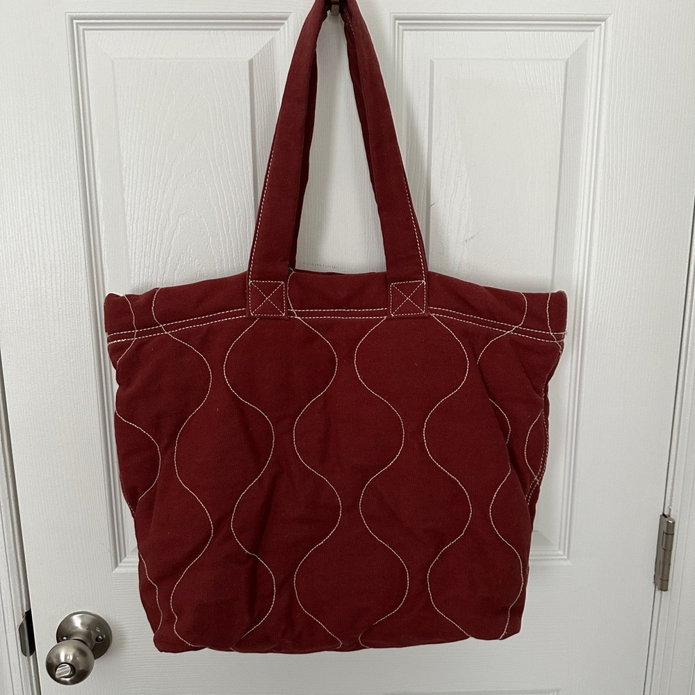 Madewell Red Tote Bag - Picture 3 of 7